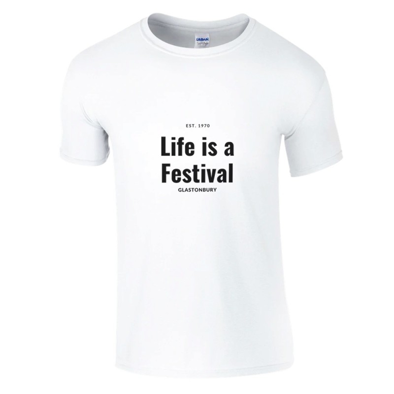 Glastonbury Est. 1970 - Life is a Festival Classic Unisex Crewneck T-shirt