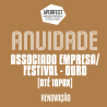 Anuidade - Associado Empresa/Festival - ouro (até 10pax) [RENOVAÇÃO]